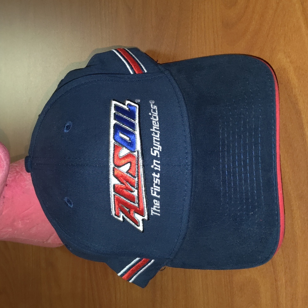 AMSOIL The First in Synthetics Embroidered Logo Perfect Fit Fitted Hat Cap L-XL